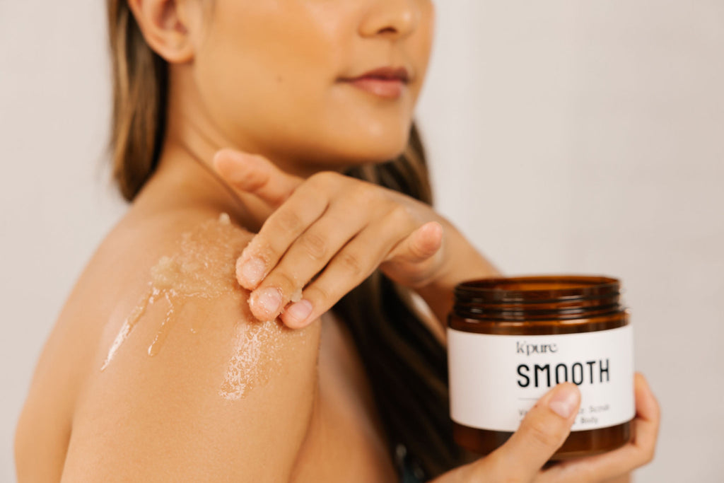 Smooth Organic Sugar Scrub for Hands & Body Model Shoot 2