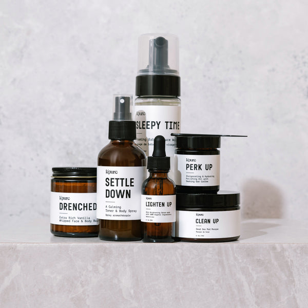 Ultimate Skincare Package: Drenched, Settle Down, Lighten Up, Sleepy time, Perk Up, Clean Up